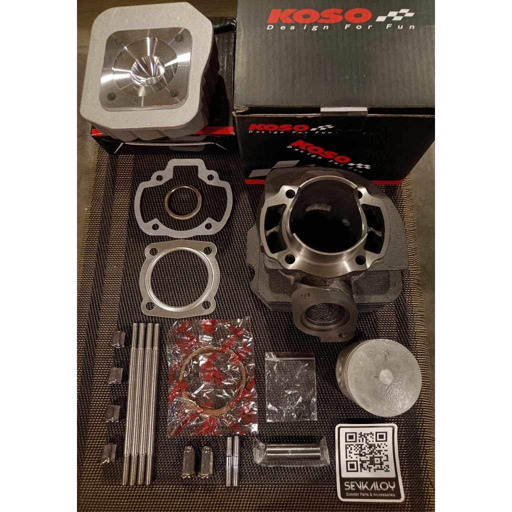 Koso Mm Cc Block Kit With Cylinder Head Set With Freebies Honda Dio