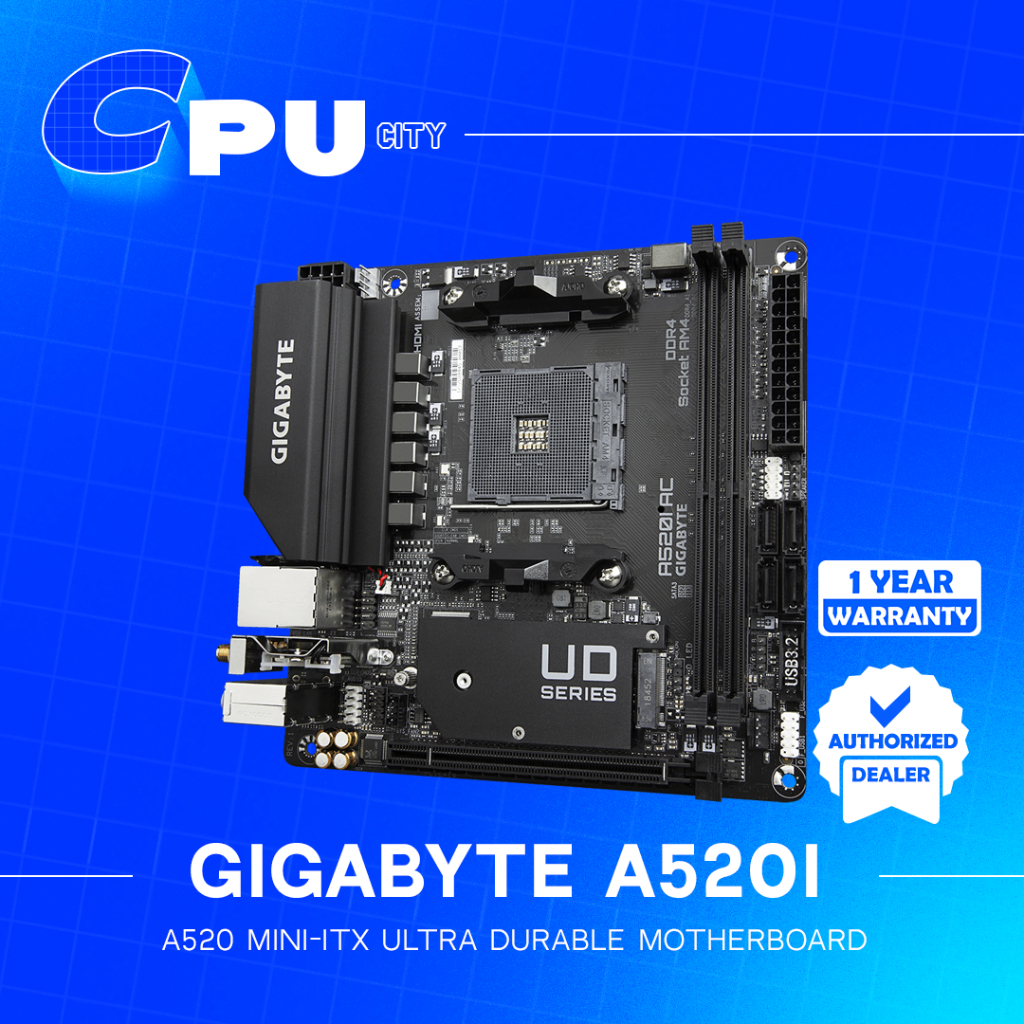 GIGABYTE A520I AC A520 ITX AMD AM4 Motherboard Shopee Philippines