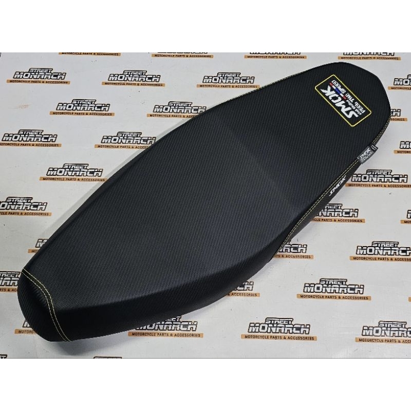 Smok Thai Dry Carbon Flat Seat Assy New Yellow Logo For Mio I