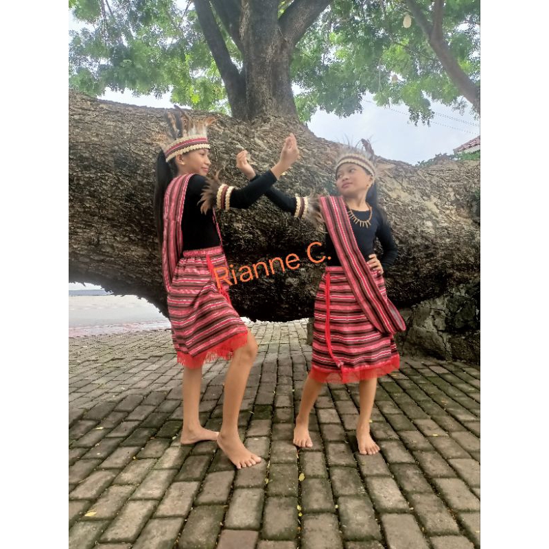 Igorot Costume For Girls Complete Set Buwan Ng Wika Shopee Philippines