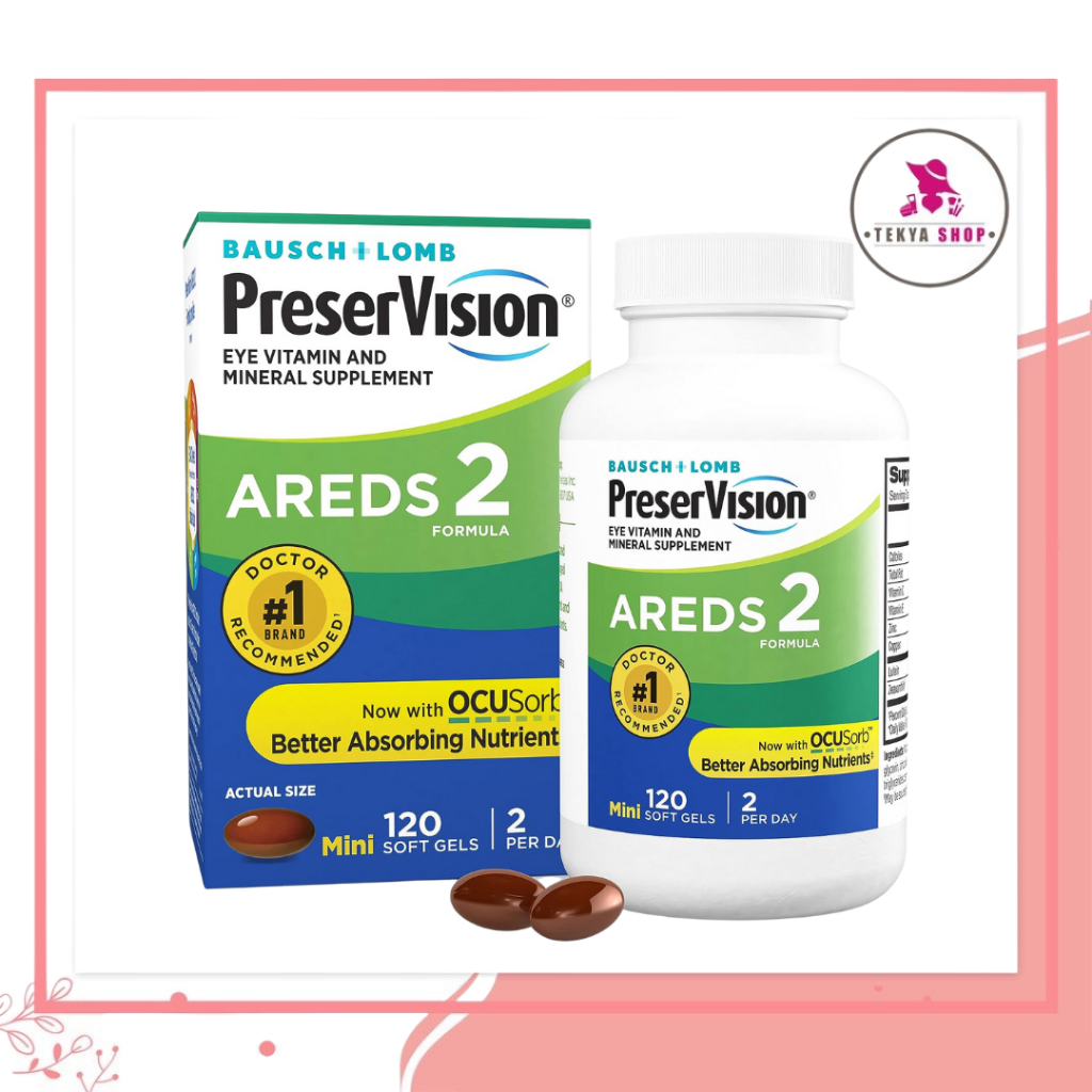 Bausch Lomb Preservision Areds Formula Multivitamin Eye Vitamin