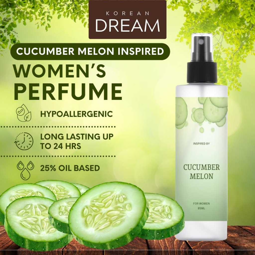 Bbw Cucumber Melon Inspired Scent Oil Based Women Perfume With Long