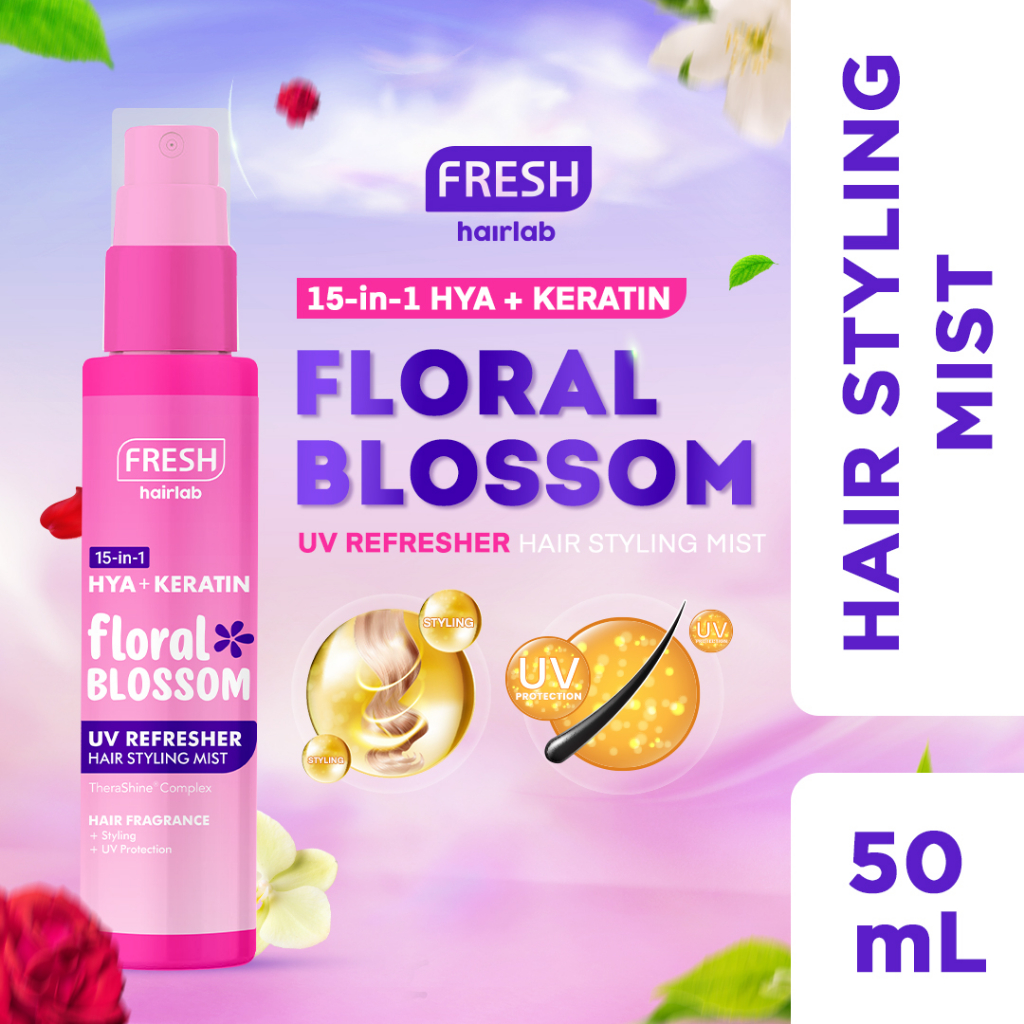 Fresh Hairlab 15 In 1 Hya Keratin Floral Blossom UV Refresher Hair