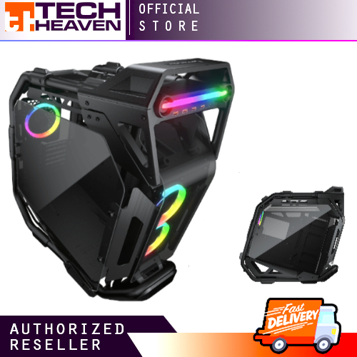 COMPUTER CASE COUGAR CRATUS RGB MID TOWER OPEN FRAME GAMING CASE W 4