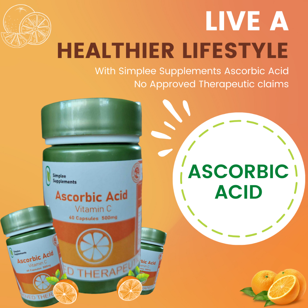 Ascorbic Acid Vitamin C By Simplee Supplements Shopee Philippines