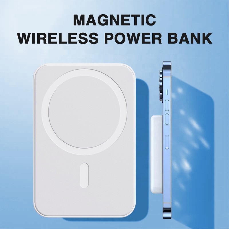 Mah Wireless Magnetic Fast Charging Powerbank Strong Magnet Force