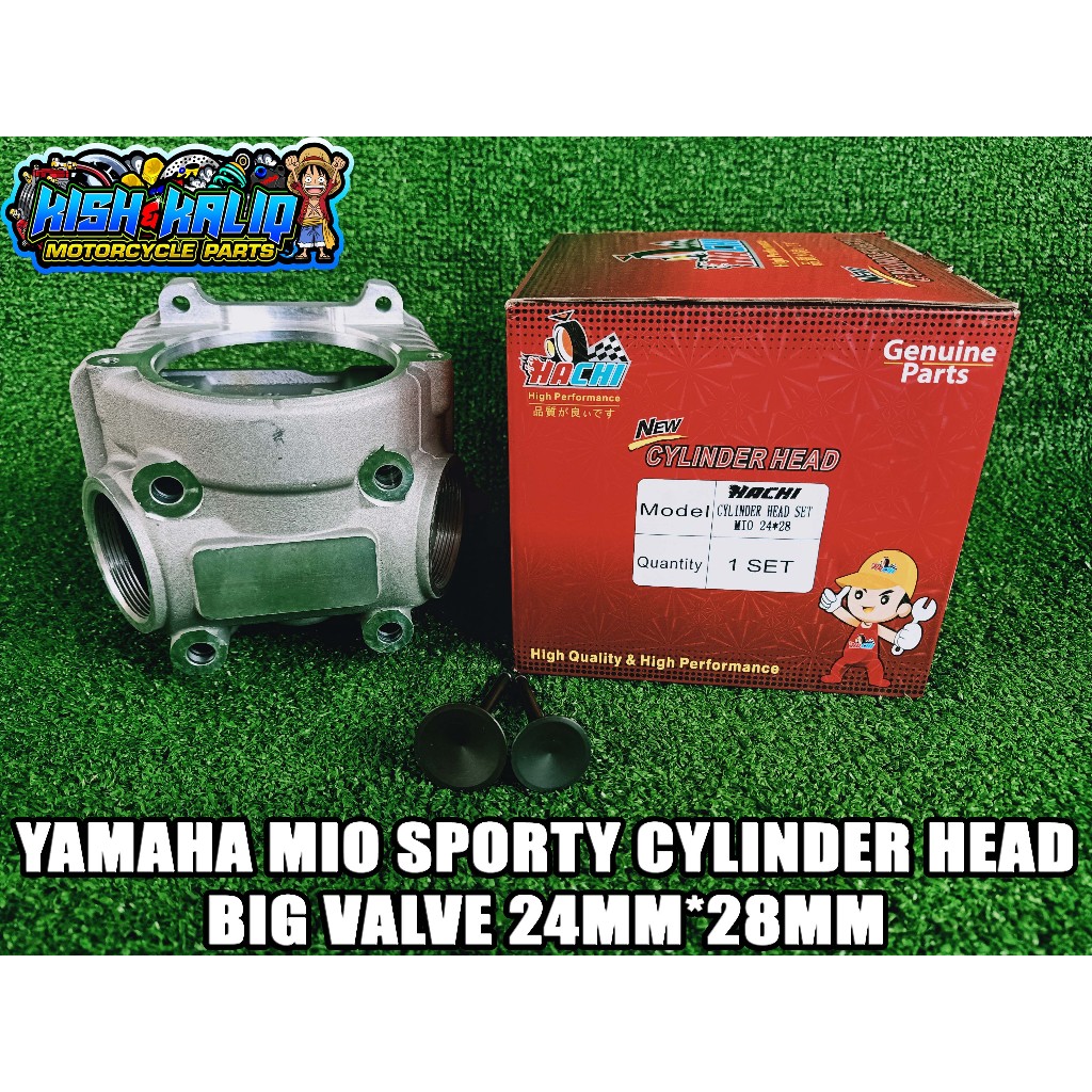 Yamaha Mio Sporty Cylinder Head Big Valve Mm Mm Shopee Philippines