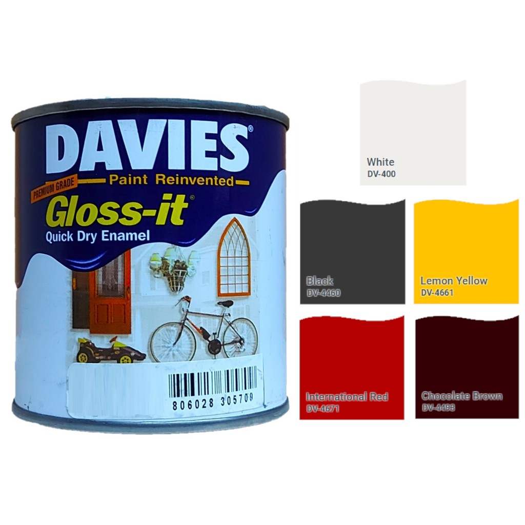 Davies Gloss It QDE Quick Drying Enamel Available In Different Colors