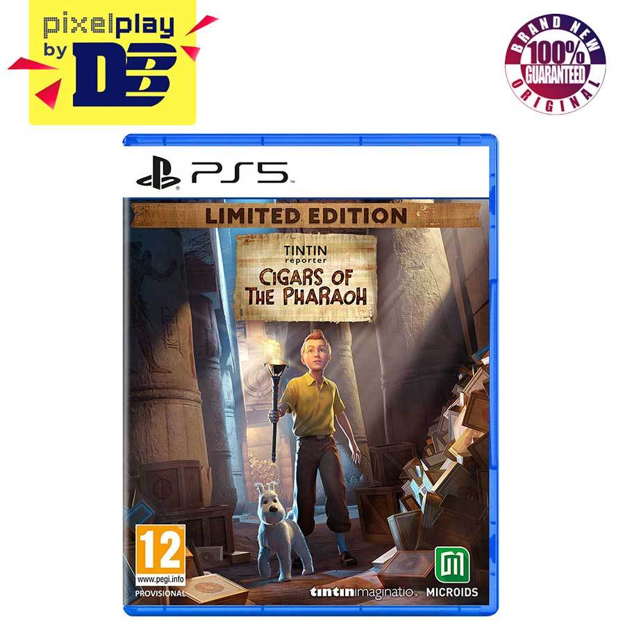 PlayStation 5 Tintin Reporter Cigars Of The Pharaoh Limited Edition