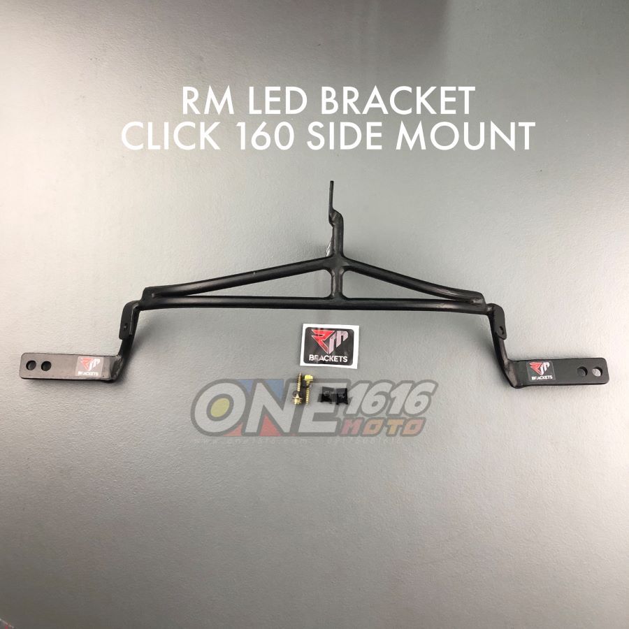 Rm Led Bracket Click Auxilliary Lights Bracket Black Powder Coated