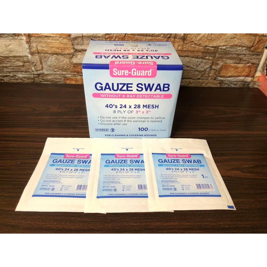 Gauze Swab X X Ply Sterile Sure Guard Shopee Philippines