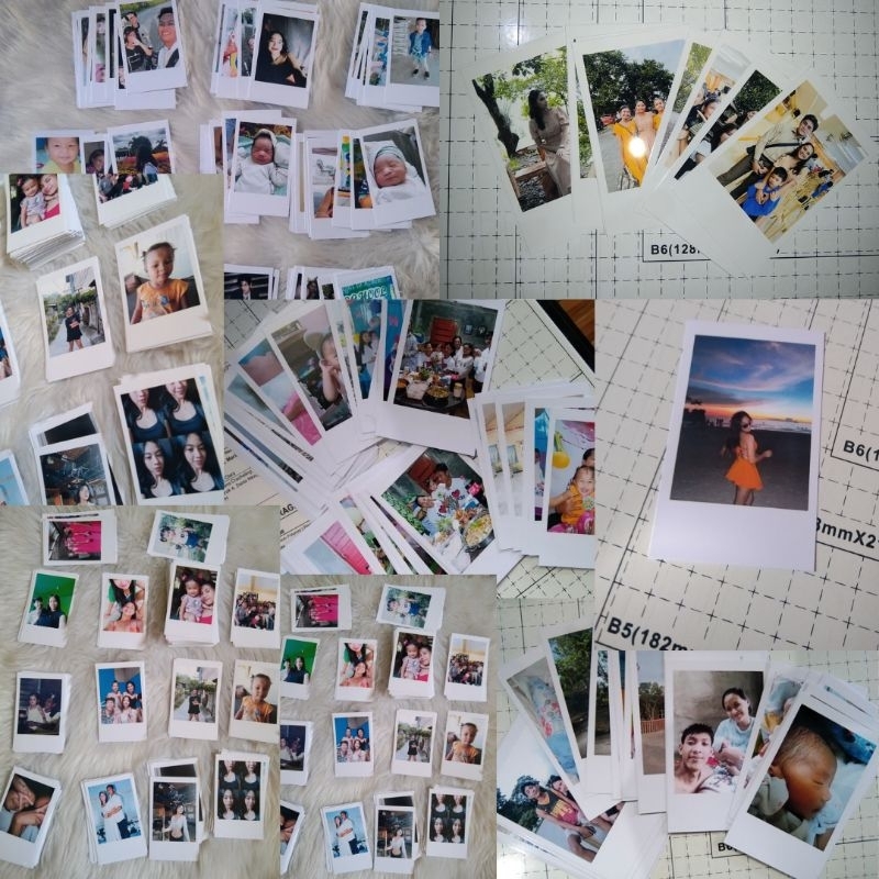 Photo Polaroid Instax Picture Inspired Square And Mini Azilana Shopee