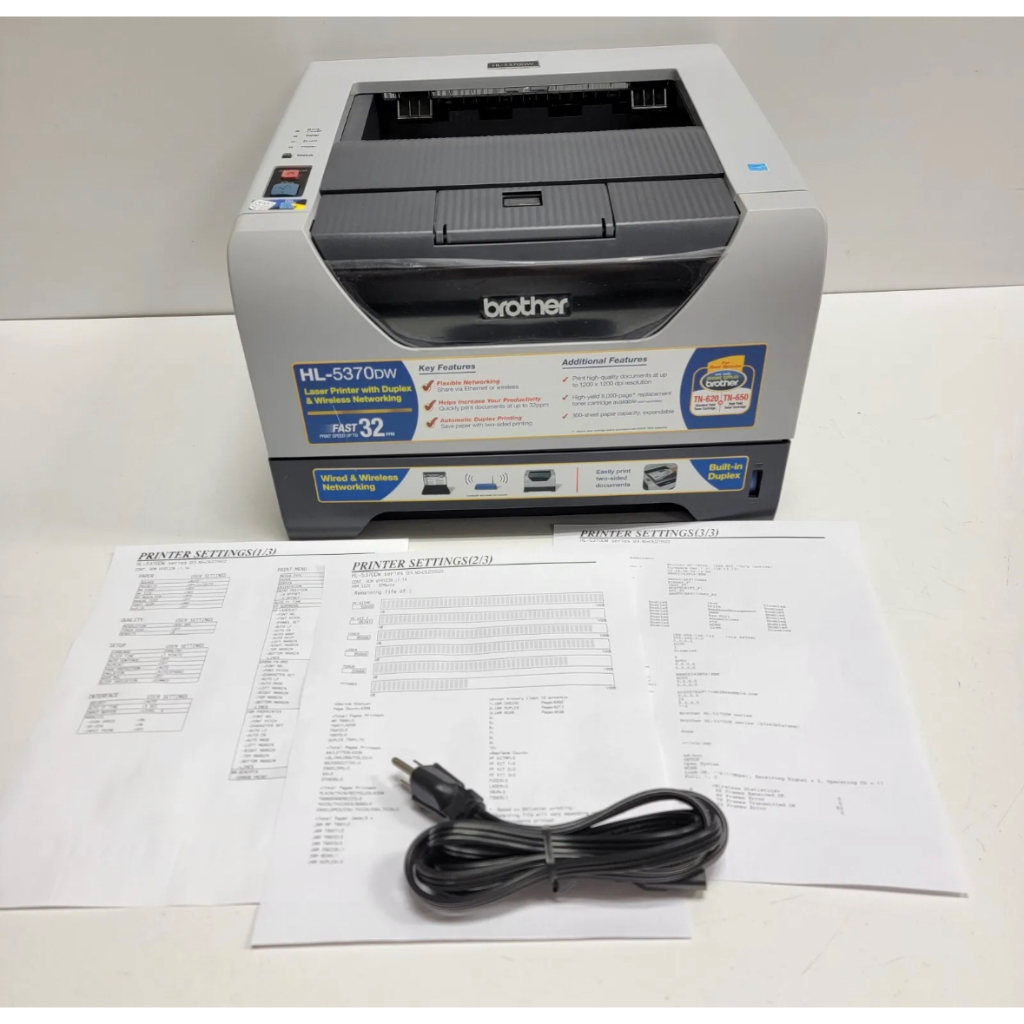 Brother HL 5370DW Printer Workgroup Laser Wireless Shopee Philippines