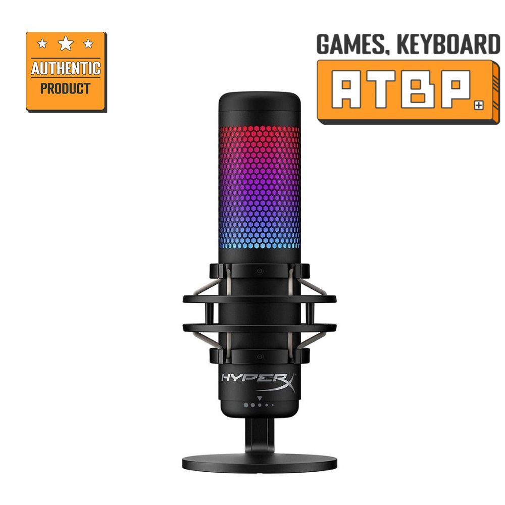 HyperX QuadCast S RGB USB Condenser Microphone Black Shopee Philippines