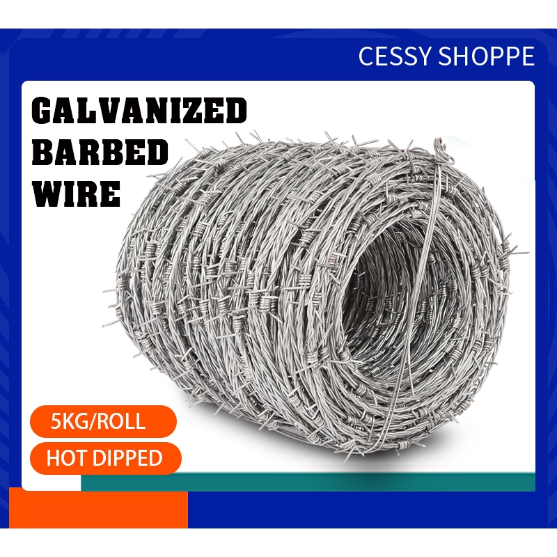 Barbed Wire Hot Dipped Galvanized Pvc Coated For Anti Theft And Anti