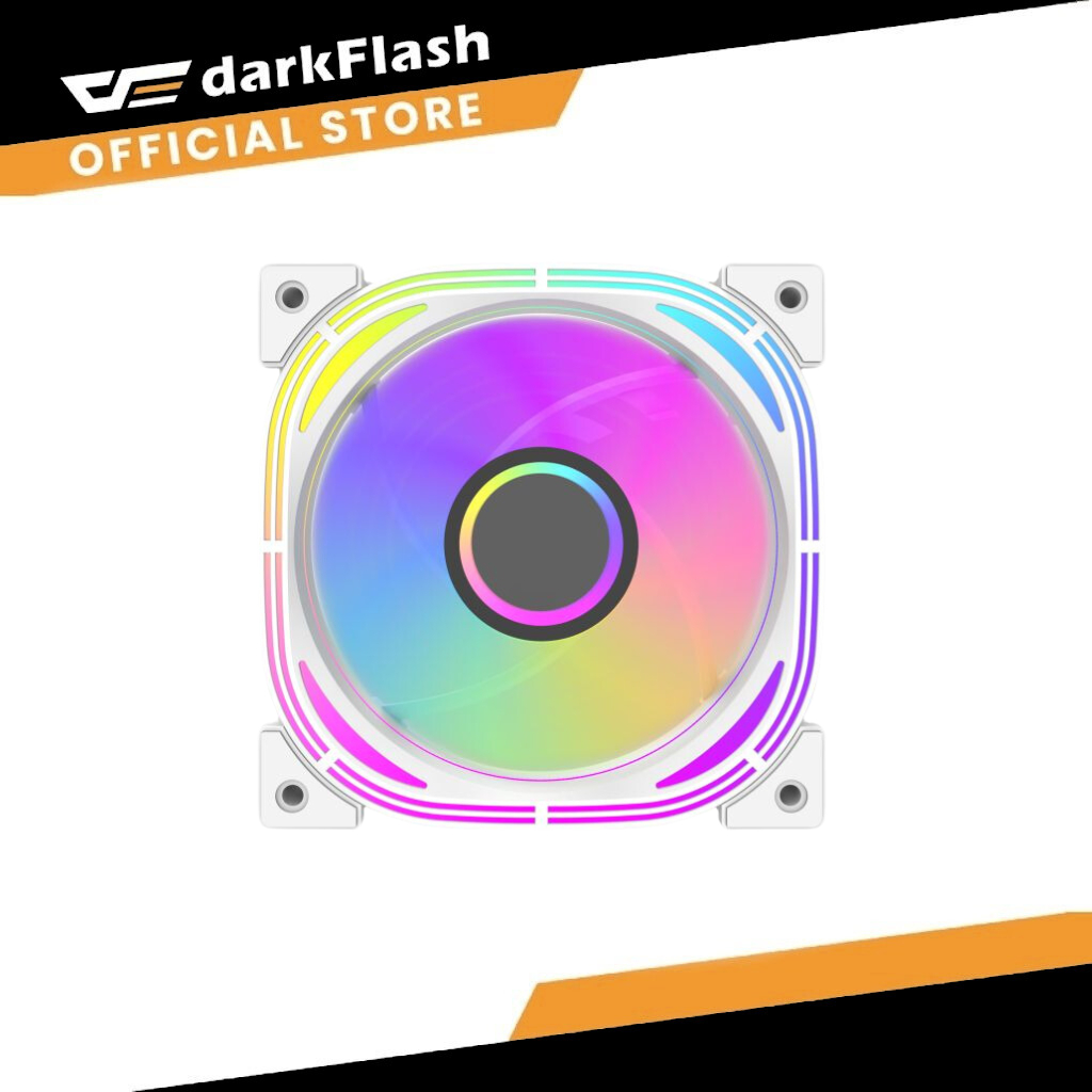 Darkflash Infinity R A Rgb Reverse Blade Cooling Fan White Shopee