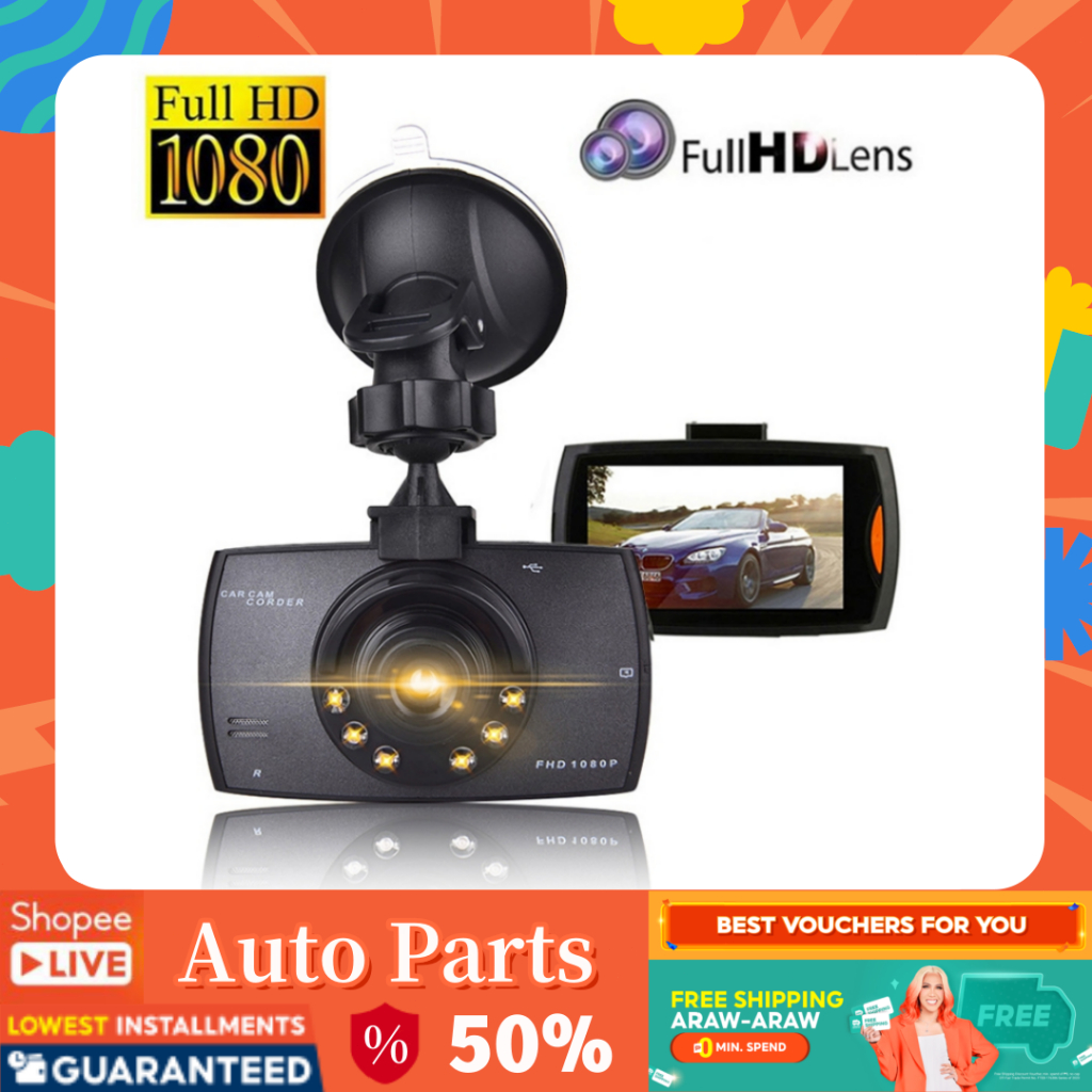 Car Video Recorder Dash Cam Dual Lens HD 1080P Auto Digital 4 IPS