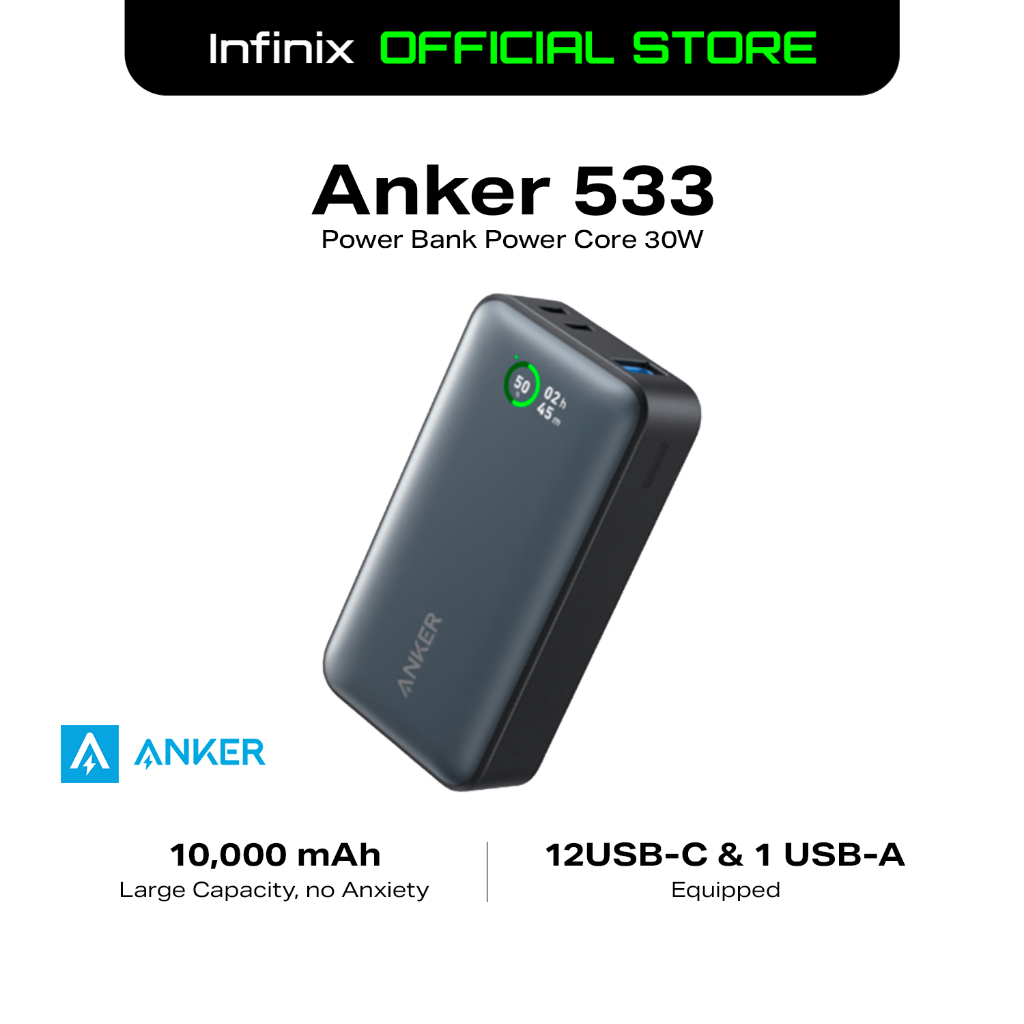 Infinix Anker Wireless Power Bank Mah Powercore W Shopee