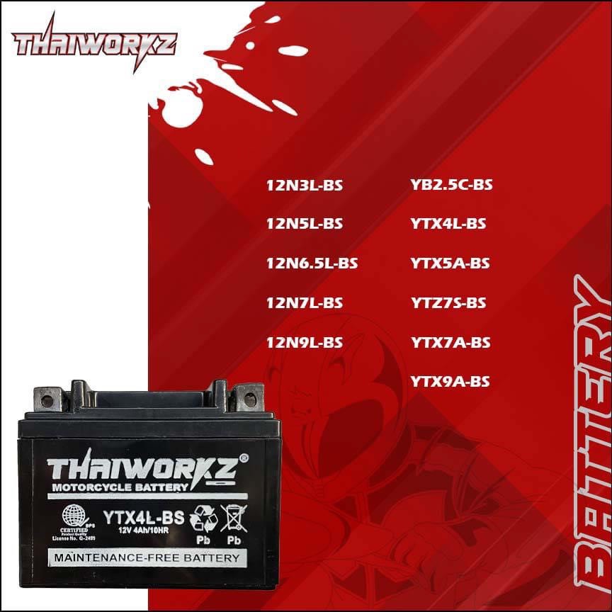 Motorcycle Motor Thaiworkz Battery C L L L A L L A