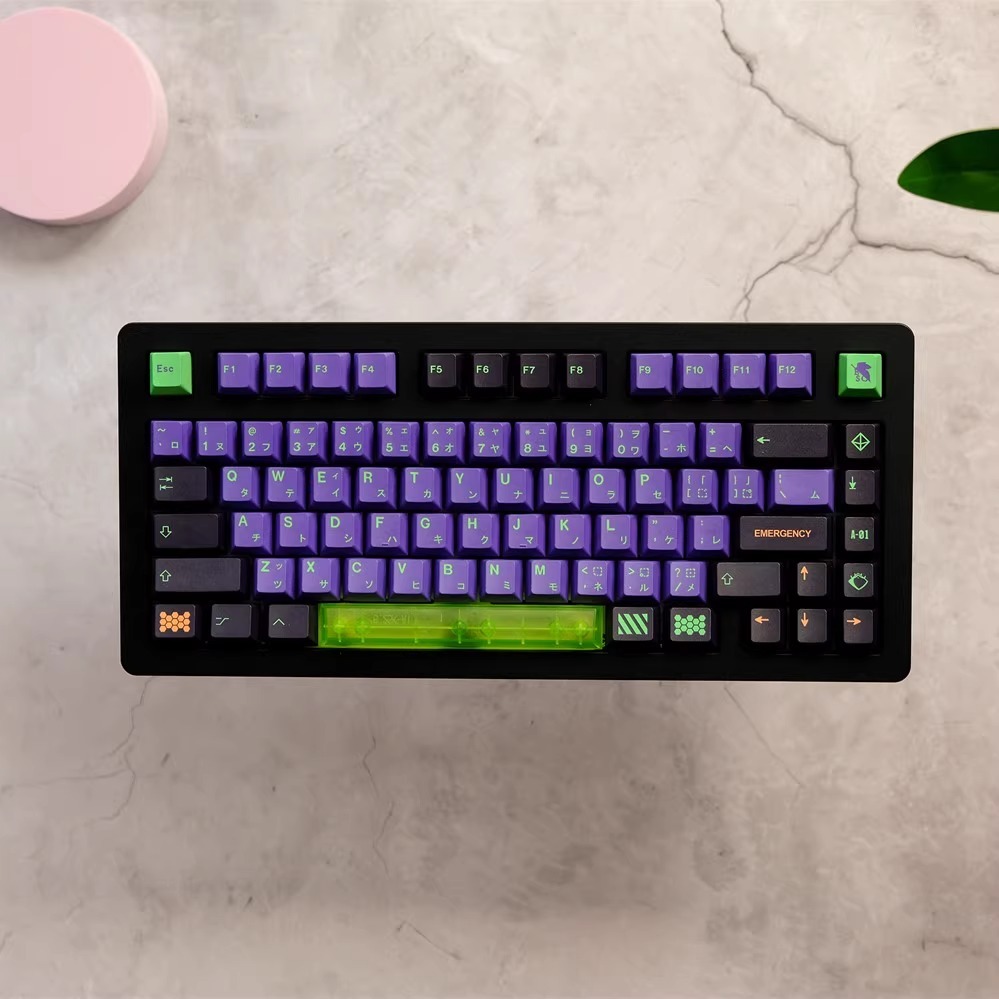 Mecha 01 129 Keys PBT Dye Sublimation Cherry Profile Keycaps Set For