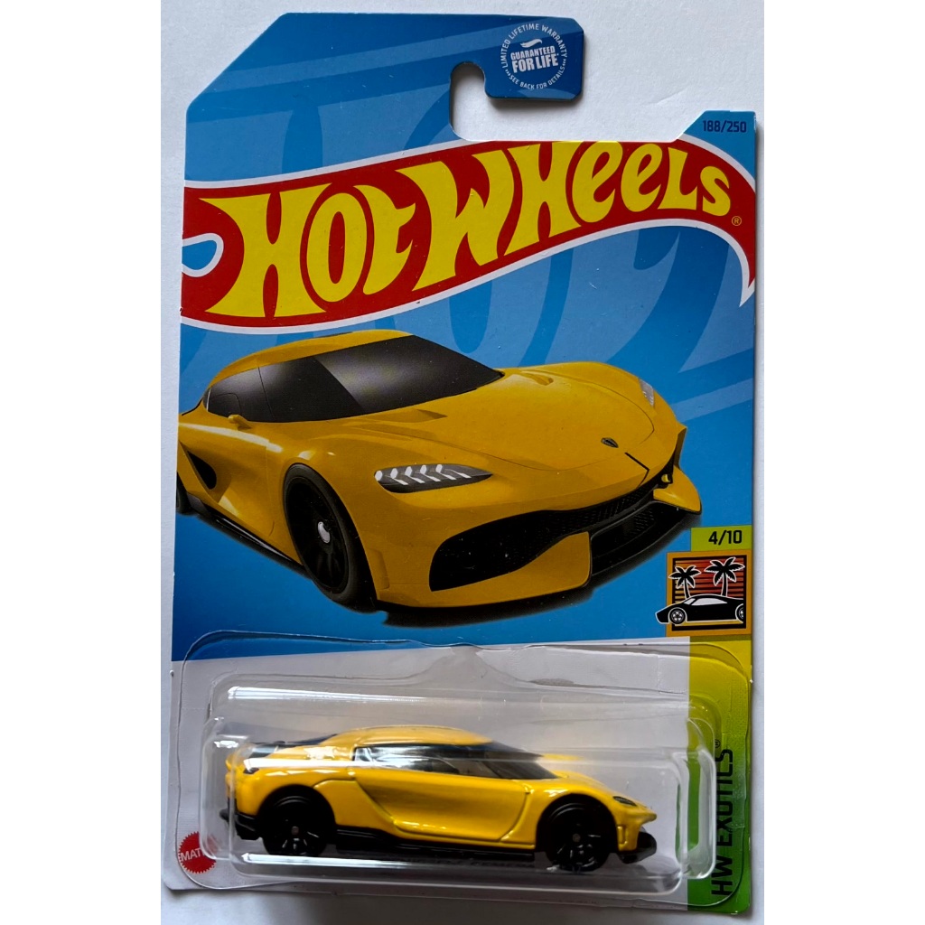 Hot Wheels Exotics Koenigsegg Gemera Yellow Turbo Koenigsegg