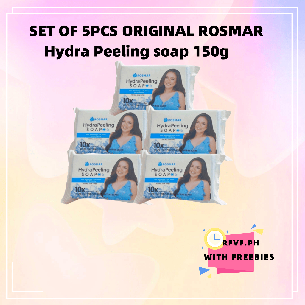 Original Set Of Bar Rosmar Hydra Peeling Soap G Shopee Philippines