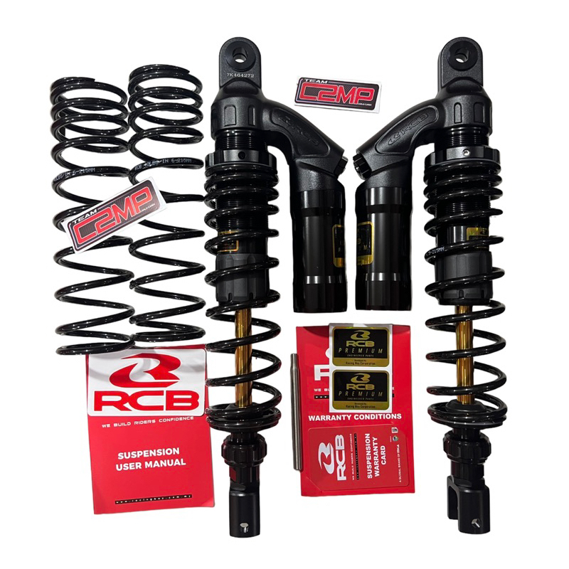 Rcb Dual Shock Absorber Honda Sh I Vd Series Mm Premium Black Gold