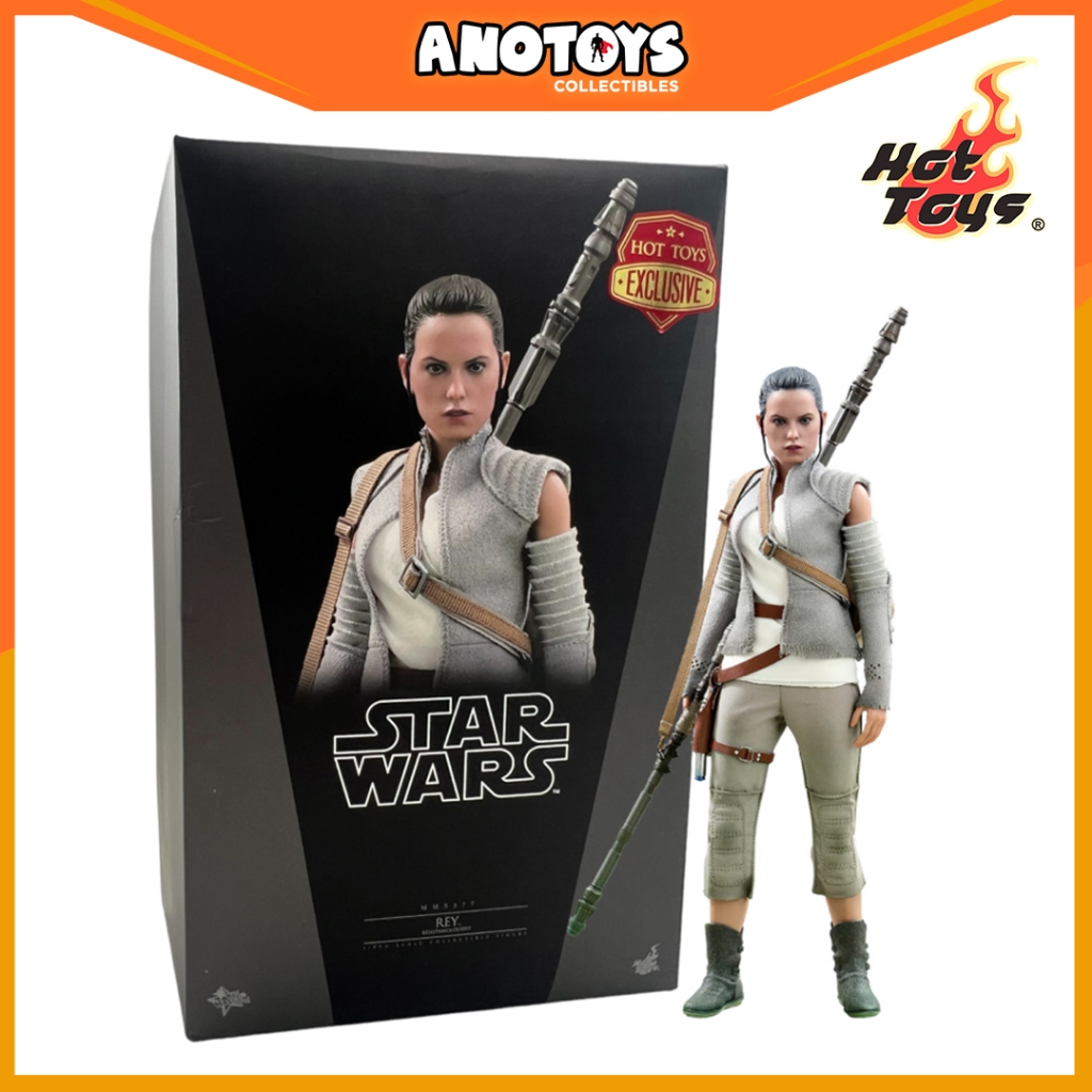 HOT TOYS STAR WARS EPISODE VII THE FORCE AWAKENS REY SOLO IN RESISTANT