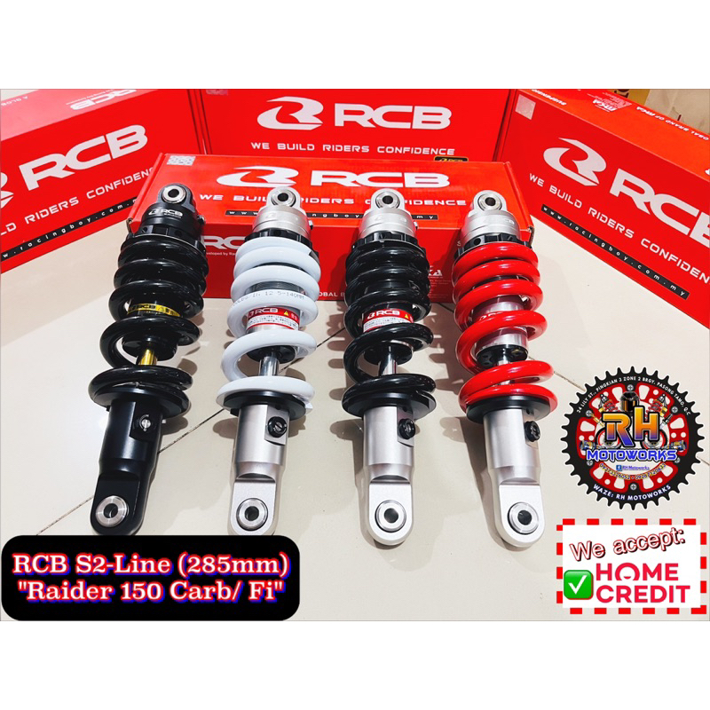 Rcb S Line Rear Shock For Raider Carb Fi Mm Adjustable And