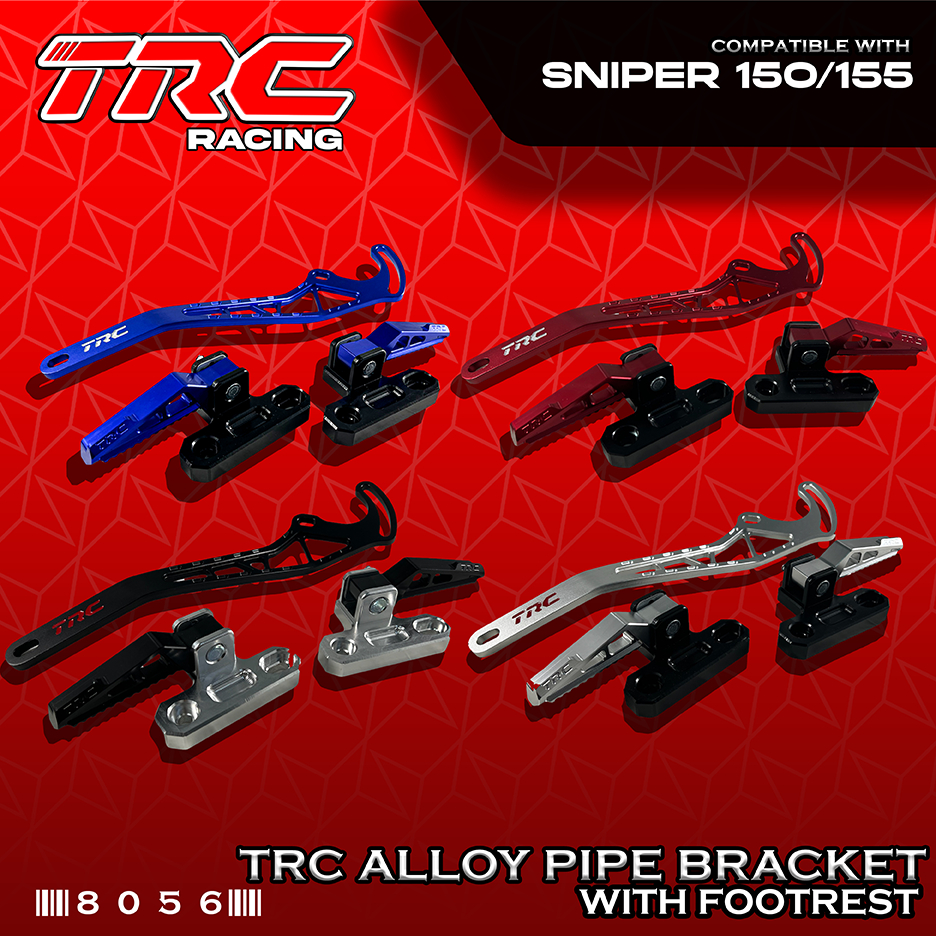 TRC SNIPER 150 155 ALLOY PIPE BRACKET W FOOTREST 8056 Shopee Philippines