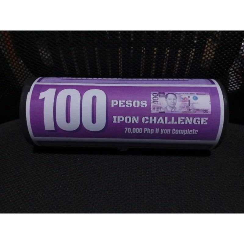 100 Pesos IPON Challenge Coin Bank Alkansya Shopee Philippines