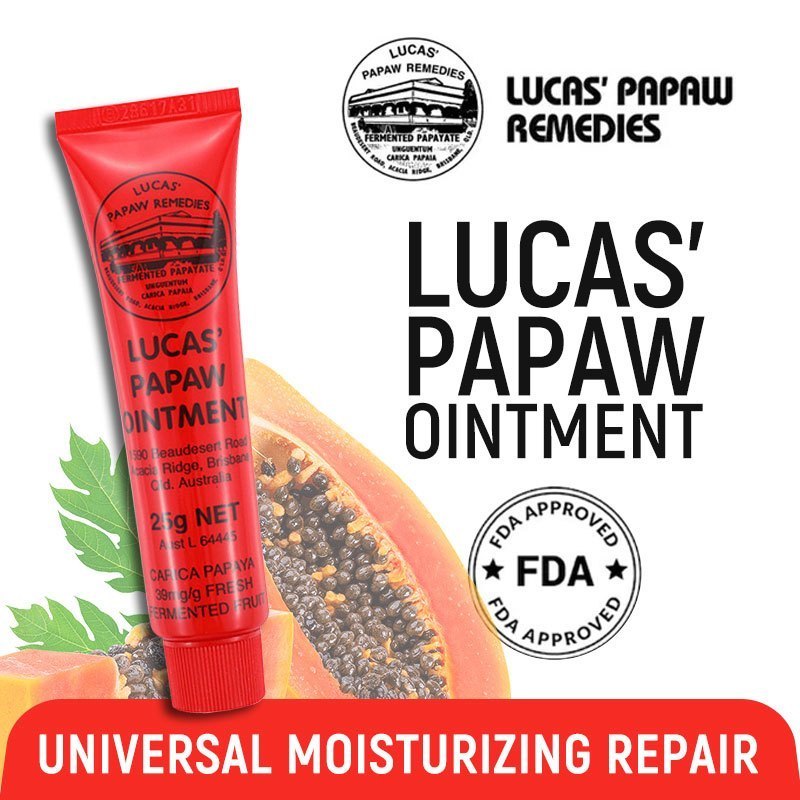 Australia Original Lucas Papaw Ointment G Lip Balm Burn Ointment