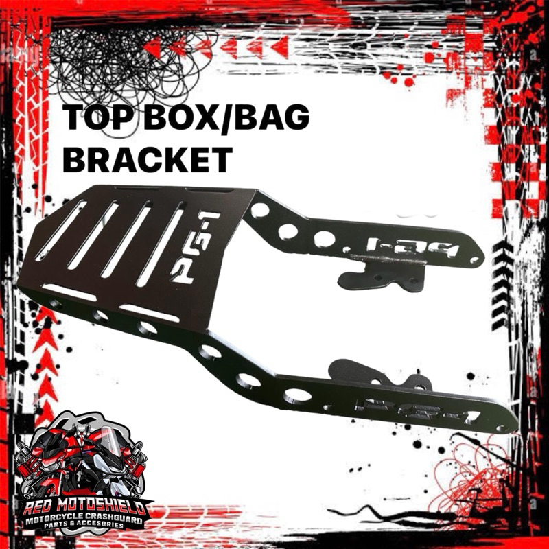 Redmotoshield Pg Topbox Bracket With Ditachable Side Bracket Shopee