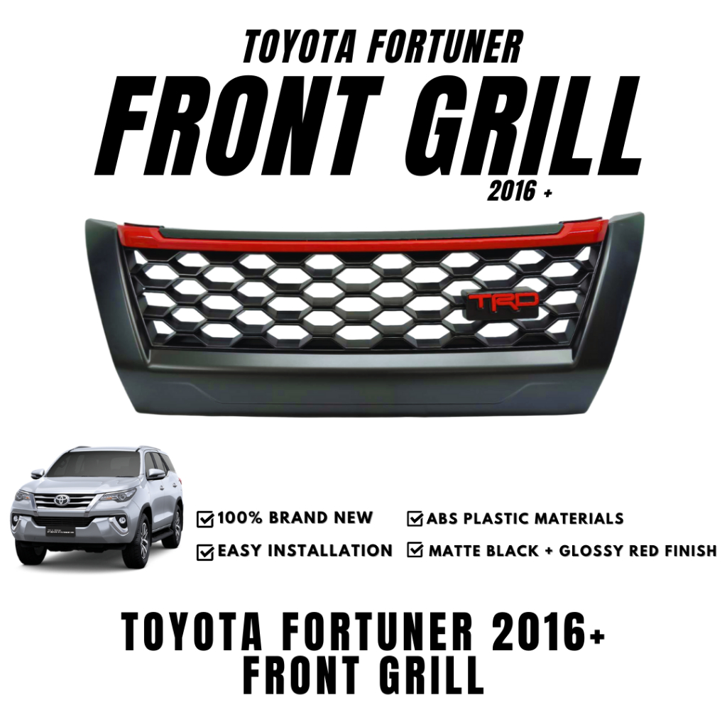 GCA 2016 TOYOTA FORTUNER FRONT GRILL Car Front Bumper Hood Grille