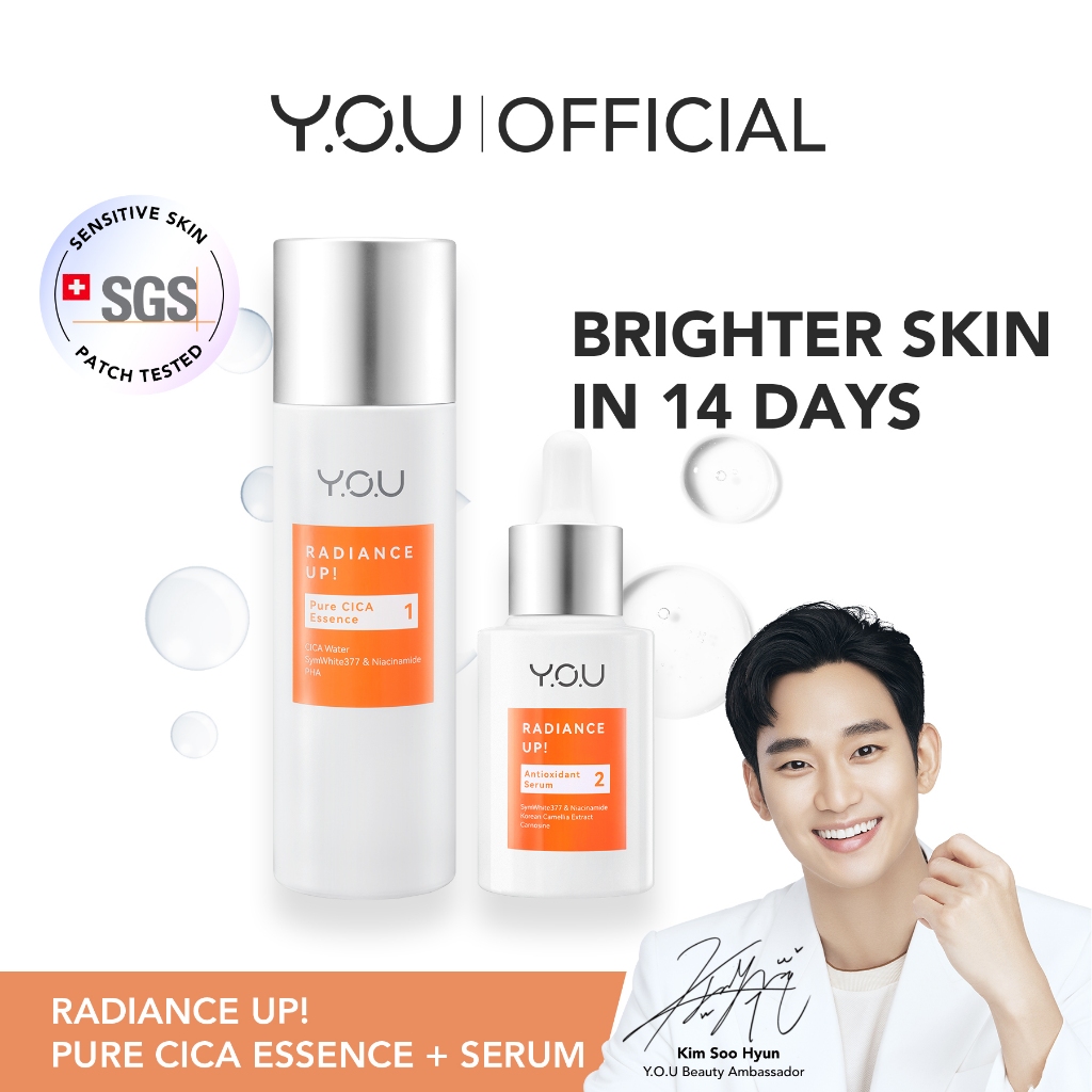 Y O U Radiance Up Antioxidant Serum X Symwhite Reduce Acne