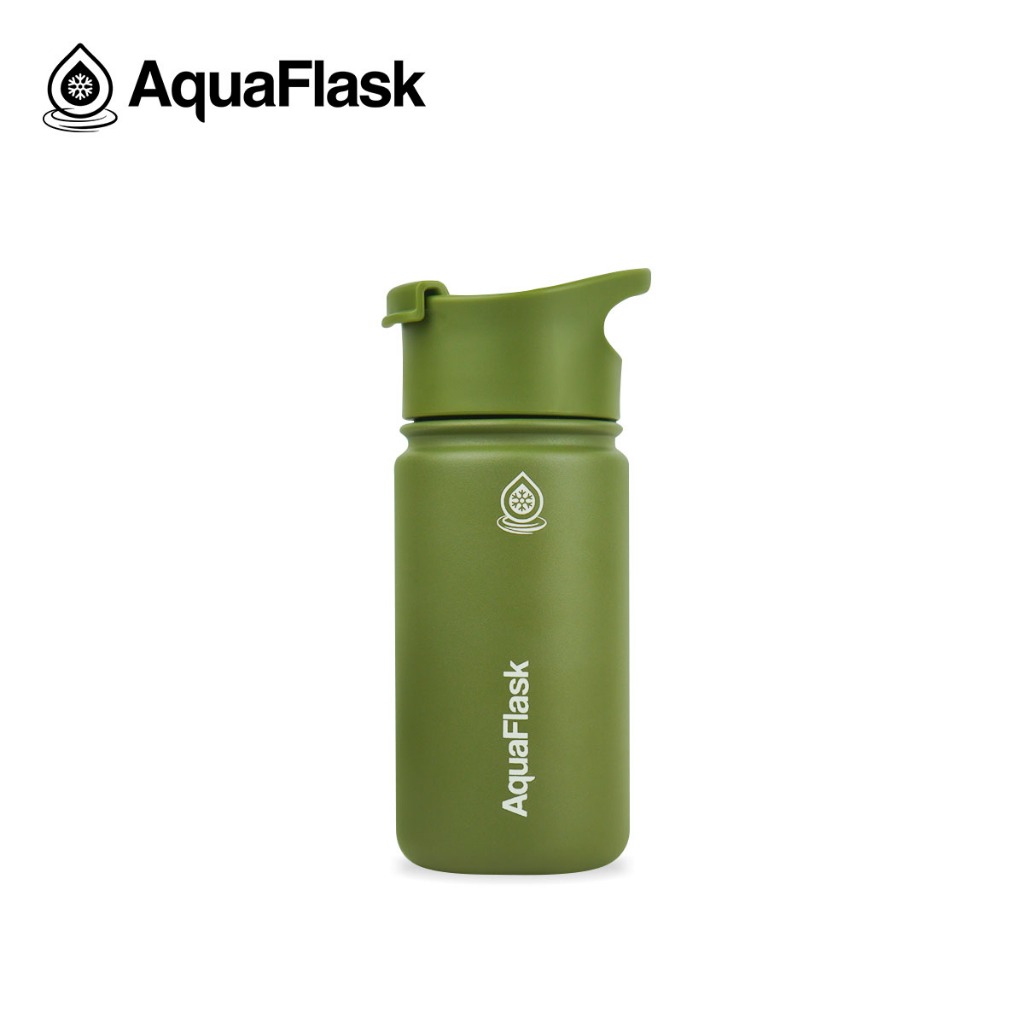 Aquaflask Oz Wide Mouth With Flip Cap Vacuum Insulated Stainless