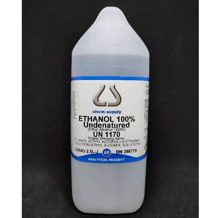 100 Absolute Ethanol 2 5L AR Laboratory Analytical Reagent ACS Grade