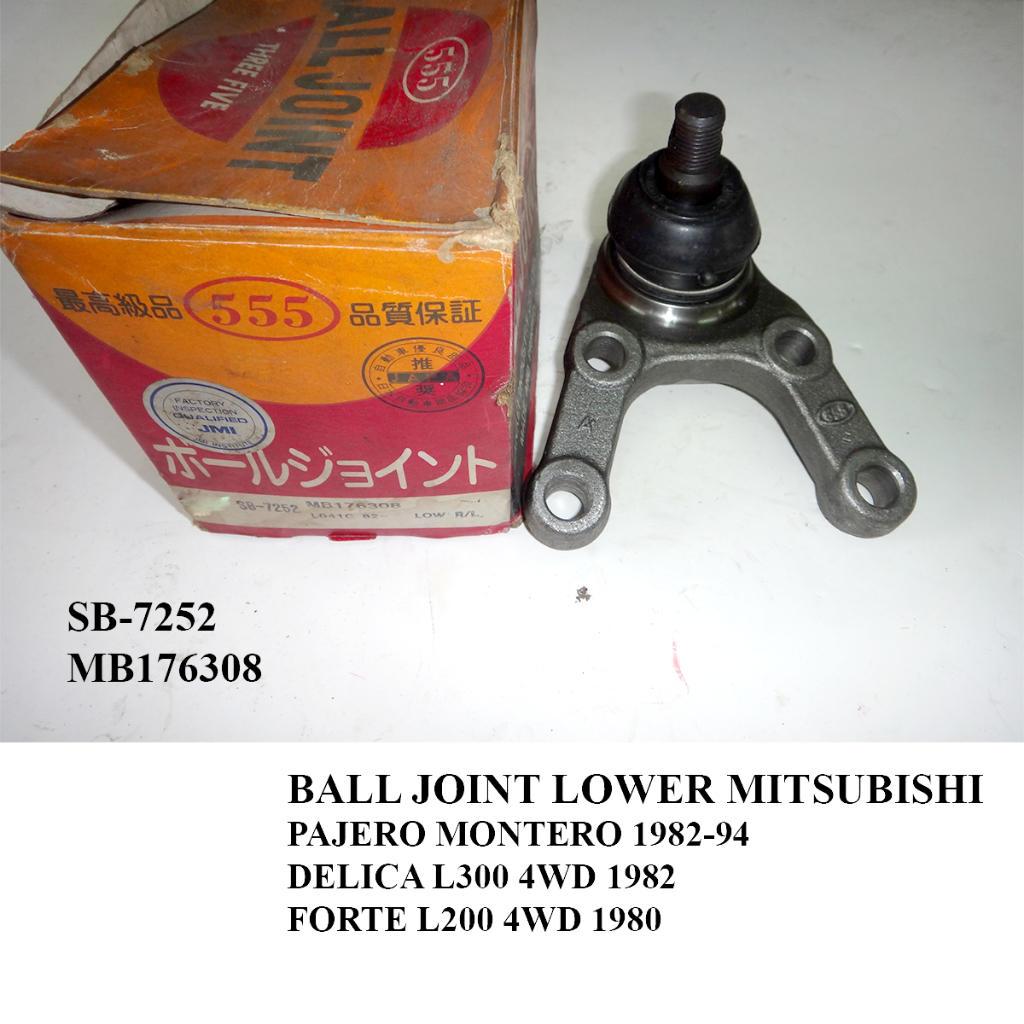 BALL JOINT MITSUBISHI PAJERO MONTERO1982 1994 DELICA L300 4WD 1982