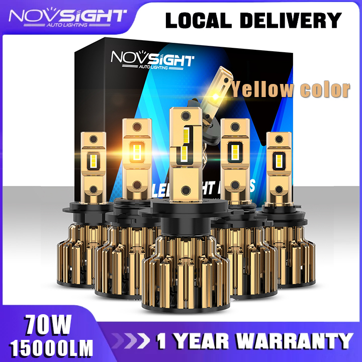 Novsight F03Y Fog Lights 15000LM H4 H7 H11 HB3 HB4 High Low Beam LED