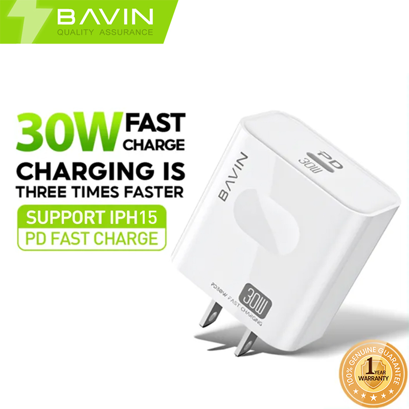 BAVIN PC818 30W Type C Fast Charging Pd Fast Charger W Type C Port