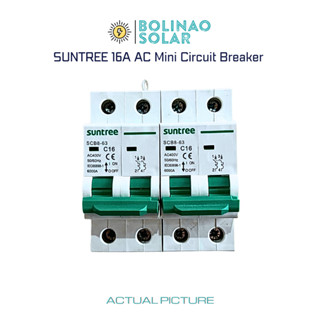 SUNTREE AC MCB 2 Pole 400V SCB8 63 Mini Circuit Breaker DIN Rail