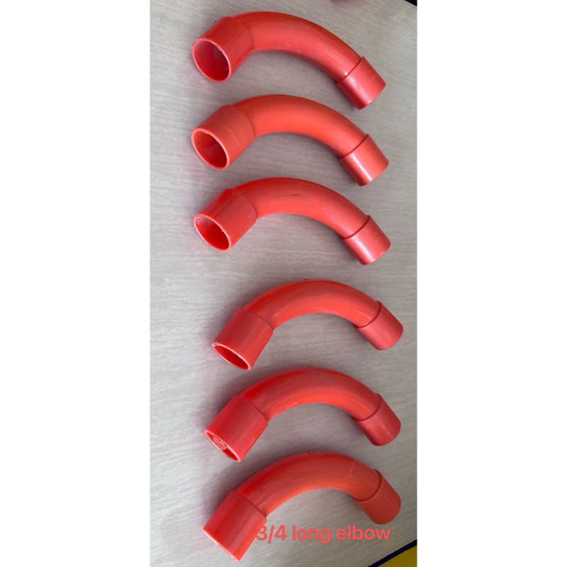 Pvc Conduit Elbow Short Or Long Orange Electrical Conduit