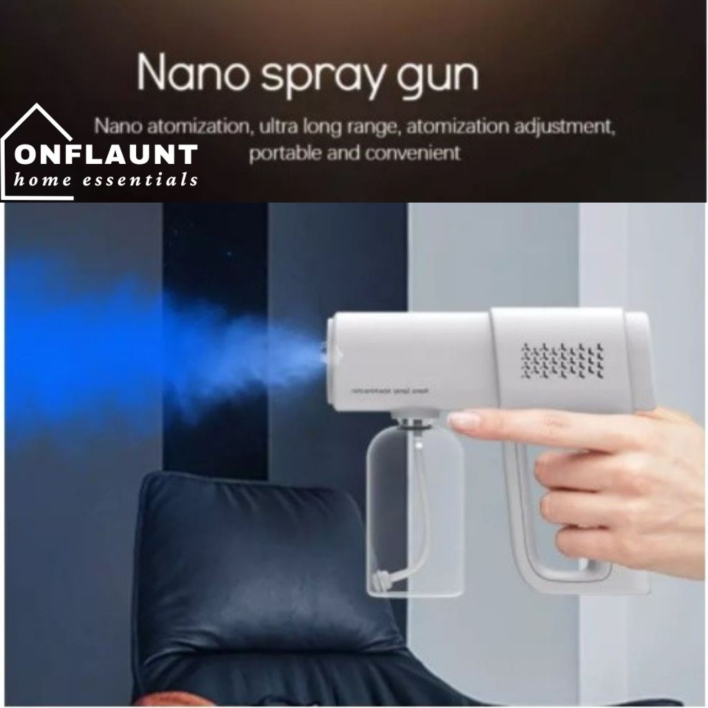 OnFlaunt Blu Ray Anion Nano Disinfectant Fog Machine Spray Shopee