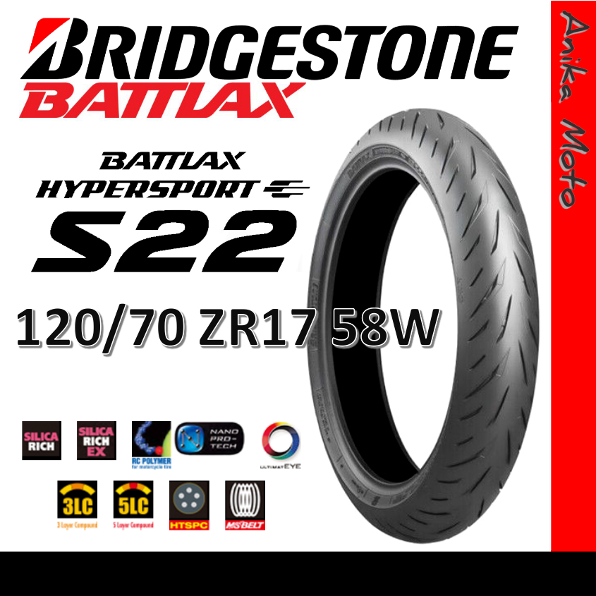 Zr W Bridgestone Battlax S Hypersport Motorcycle Tire