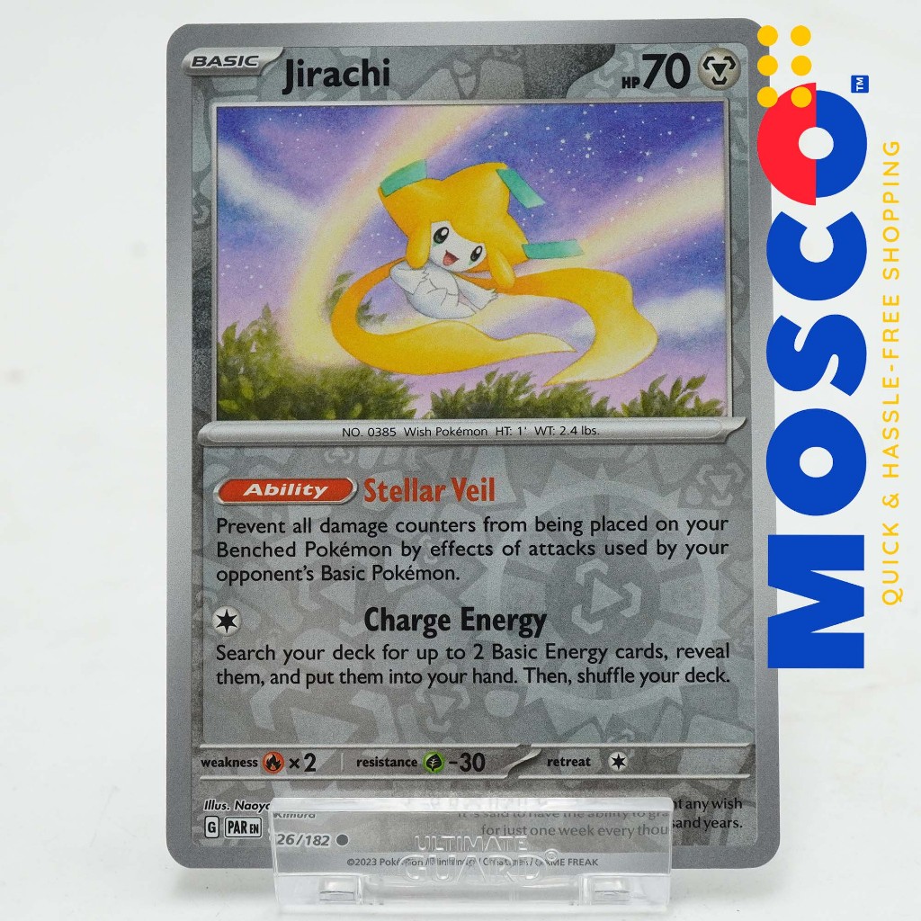 Jirachi Common Paradox Rift Pokemon Tcg Shopee