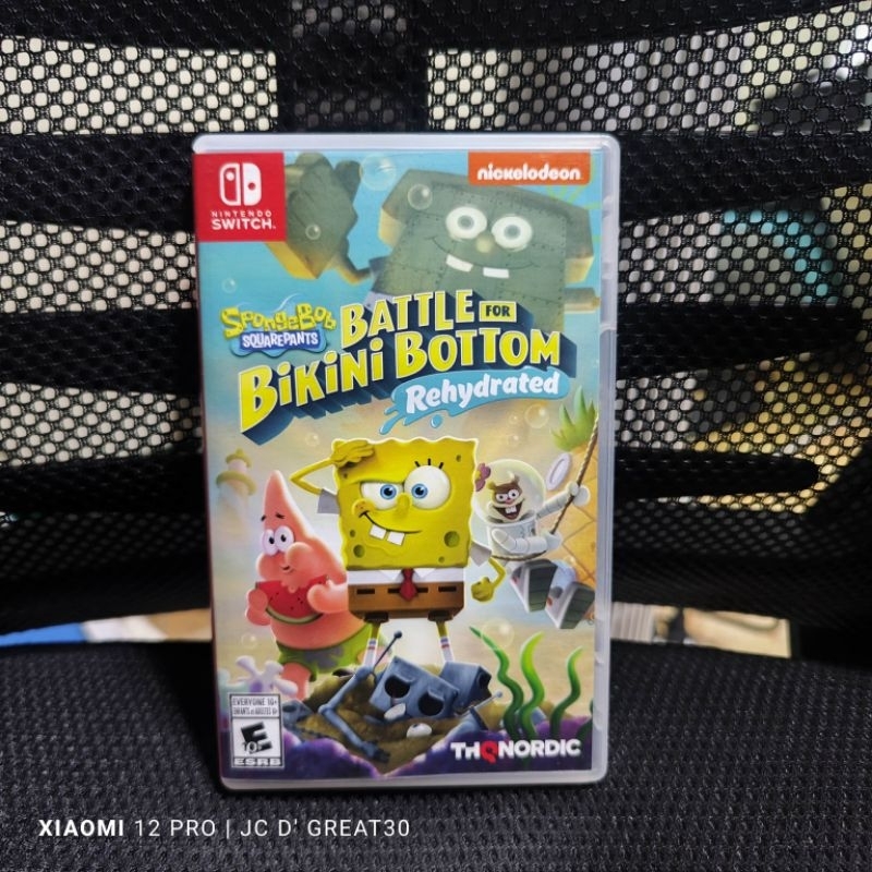 Spongebob Squarepants Battle For Bikini Bottom Rehydrated Switch Game