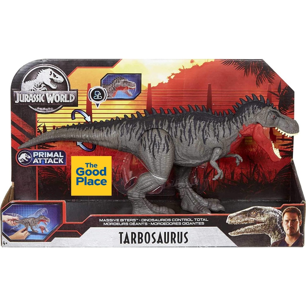 MATTEL Jurassic World Massive Biters Large Tarbosaurus Dinosaur Strike