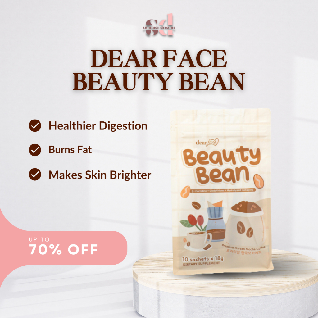 Dear Face Beauty Bean Premium Korean Mocha Coffee Sachets G