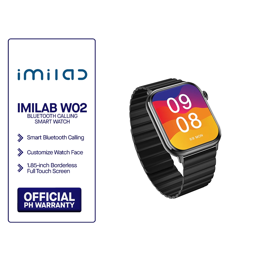 IMILAB W02 Bluetooth Calling Smart Watch Shopee Philippines