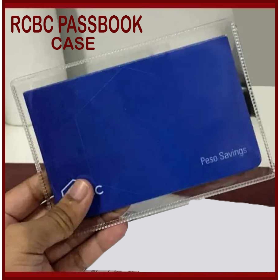 Rcbc Passbook Case For Small Version And For One Account Passbook